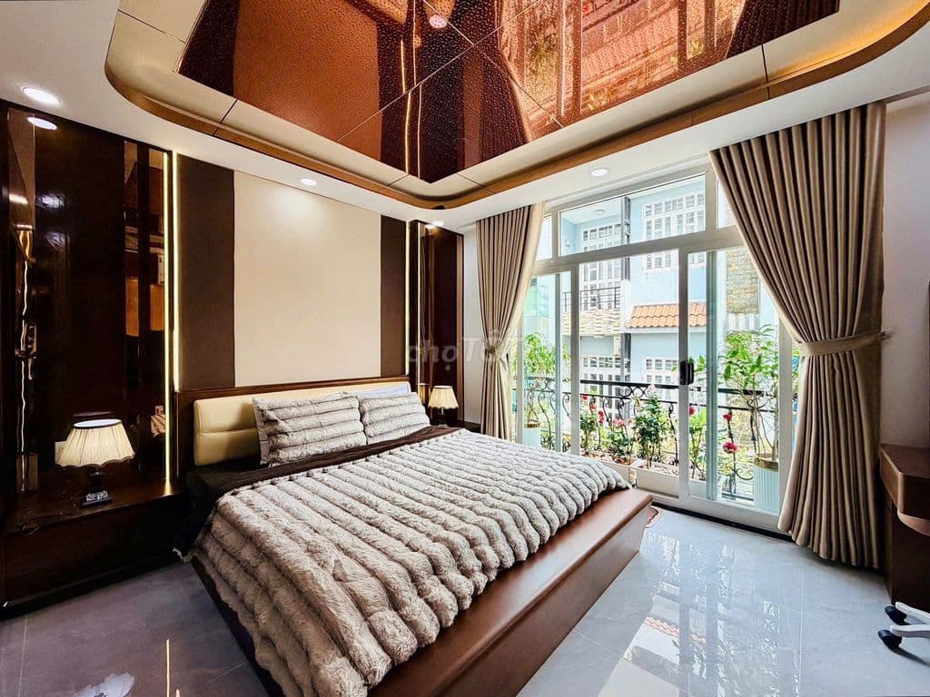 SIÊU PHẨM THANG MÁY! Nhà 5 Tầng ngay Nguyễn Văn Khối p.9 Gò Vấp, 4x17m - Ảnh 2