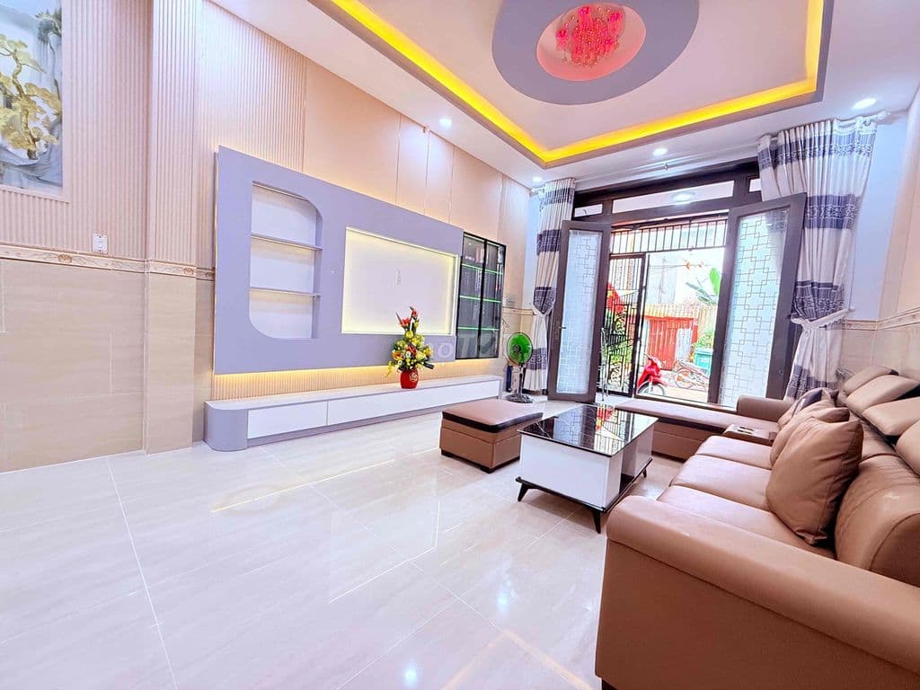 NHÀ Q12-2 LẦU– HXH 7M -FULL NỘI THẤT– CHỢ MINH PHÁT – HẺM 1 TRỤC THẲNG - Ảnh 2