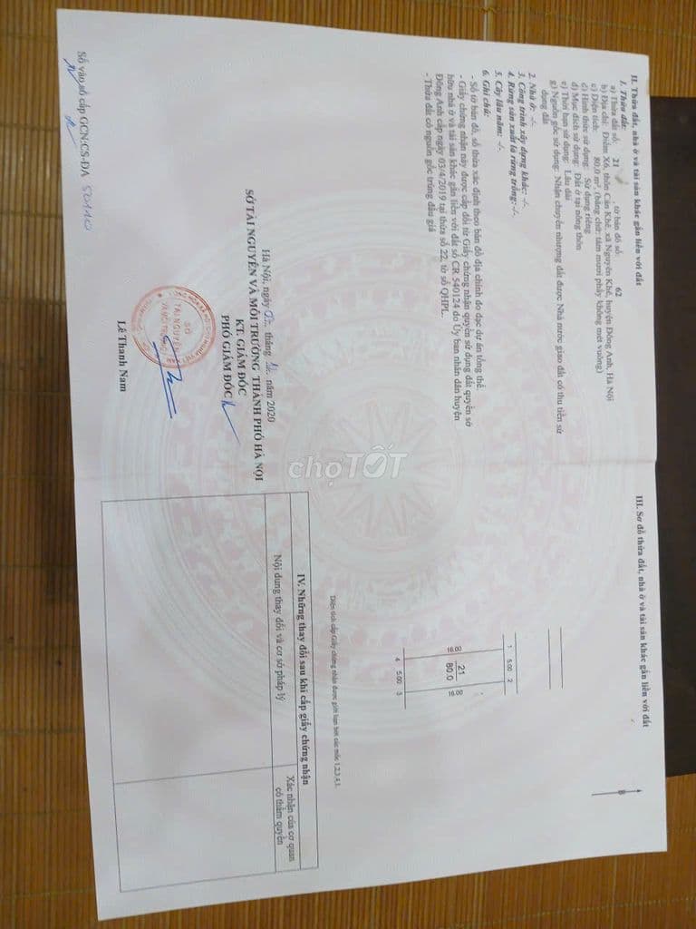 chính chủ gửi bán đất đấu giá X6 Cán Khê xã Nguyên Khê Đông Anh 80m2 - Ảnh 2