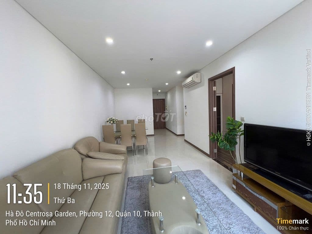 Bán CH 2PN 2WC sổ hồng sẵn tại Hado Centrosa Q.10 giá chỉ 10,6 tỷ