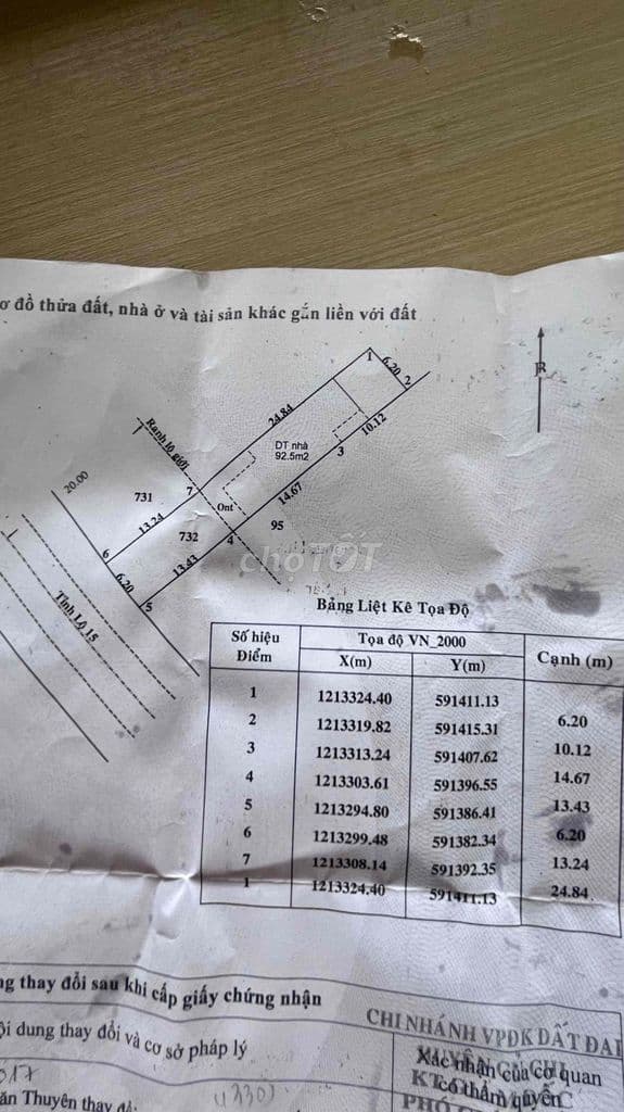 Nhà mặt tiền tỉnh lộ 15.Cách trường học 200m,gần chợ - Ảnh 2