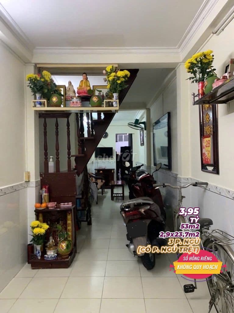 CHỈ 3,95 TỶ (75 Tr/m2) NHÀ 2 TẦNG DT 53m2 GÓC TÔN ĐẢN - VĨNH KHÁNH Q4 - Ảnh 3