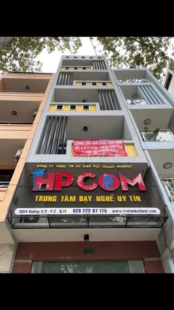 Mặt Tiền 3/2 Kết - 7 Tầng Thang Máy sau 8m Ưu Điểm Cực Tốt Nhà Đầu Tư