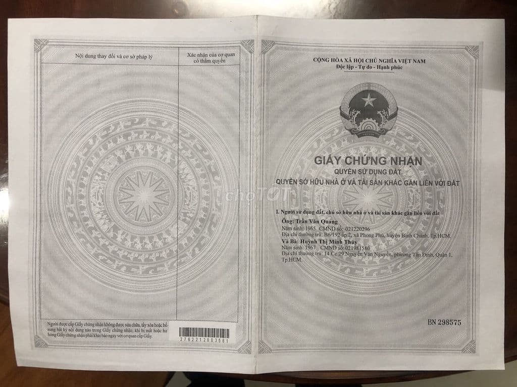 Bán nhà 2 mặt tiền