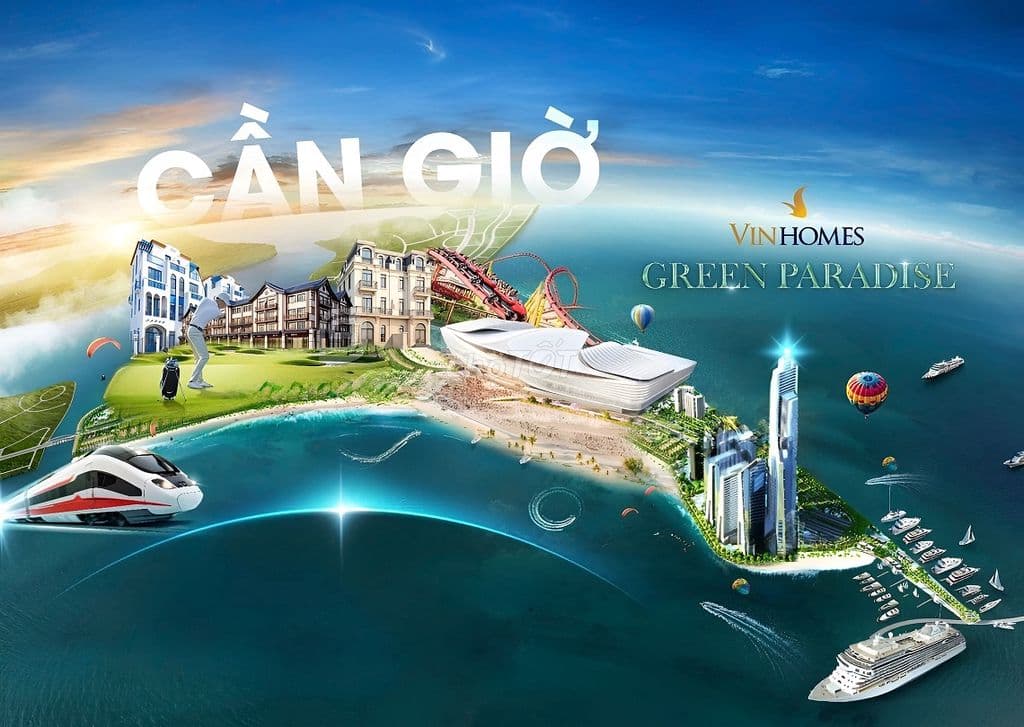 Bán BT Liền kề, Đơn Lập, Song Lập Vinhomes Green Paradise Cần Giờ