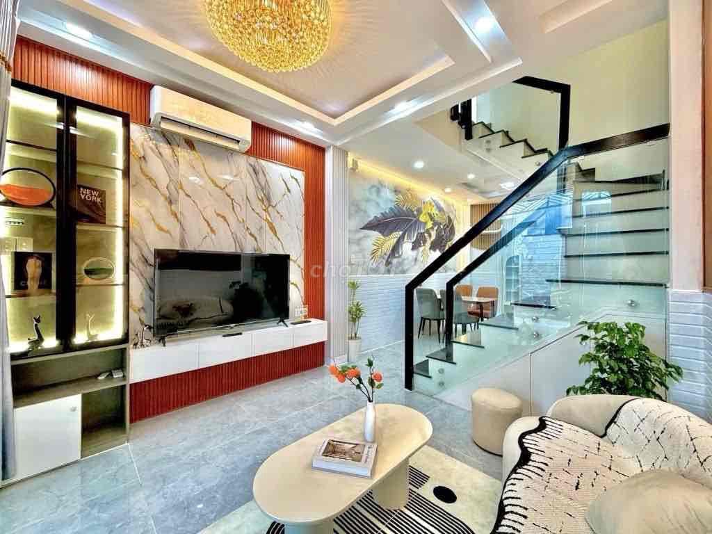 Bán Siêu Phẩm nhà 4 tầng 40m2 - Full nội thất cao cấp Phan Văn Trị - Ảnh 2