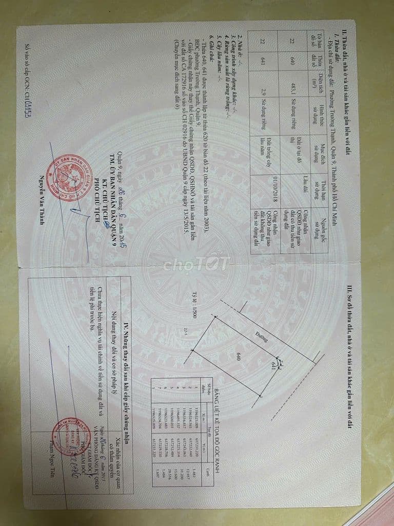 🔥 MT KDC Tăng Long Q9 – 500m² FULL THỔ CƯ – CHÍNH CHỦ 21.5 TỶ)