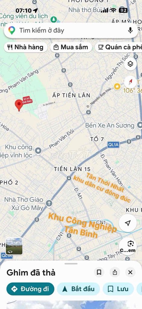 đất Dân Cư , Bà Điêm 4. ngay Phan Văn Hớn . sát Tân Bình Q12 - Ảnh 3