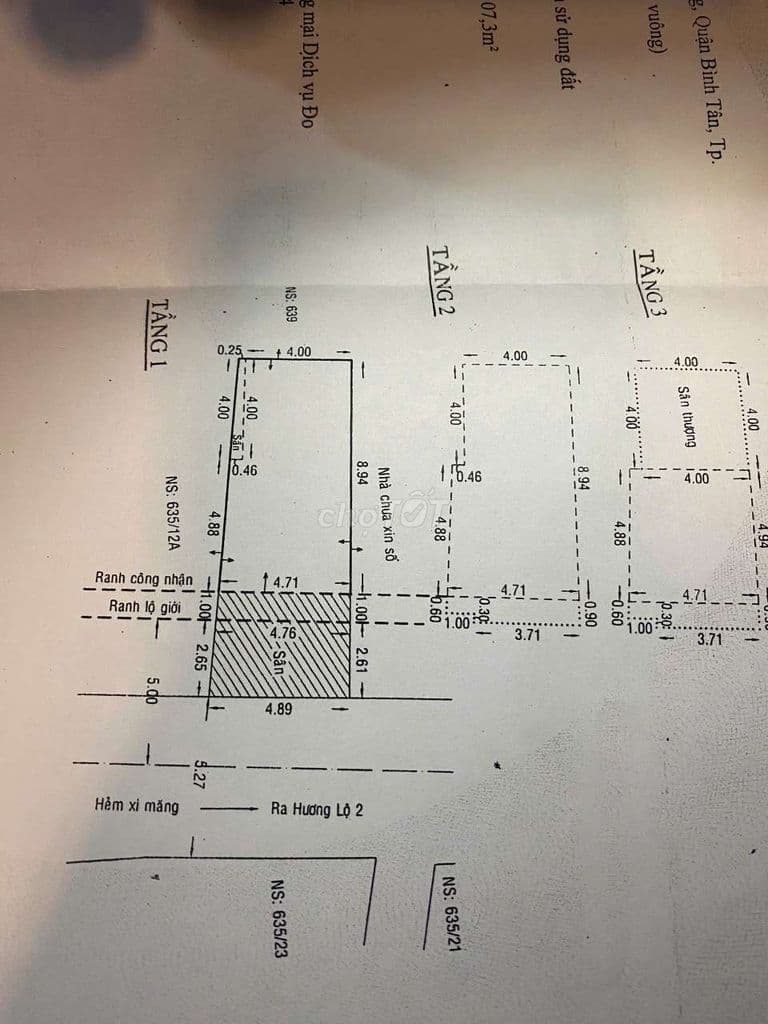 bán nhà xây kiên cố ,hẻm 8m - Ảnh 2