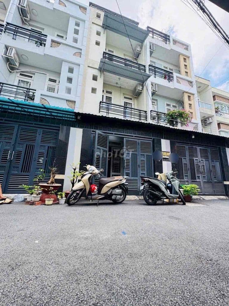 HIẾM 6TỶ3, Nhà 4tầng 4 x 14m hẻm ô tô ngay Phạm Văn Chiêu P9 Gò Vấp