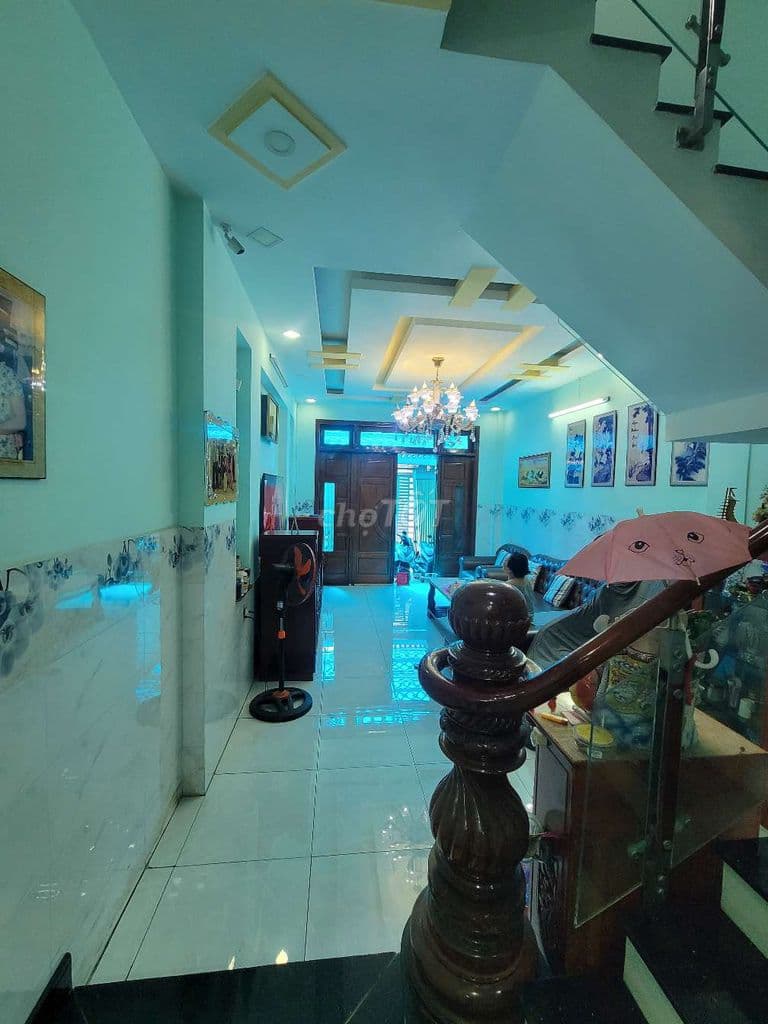 NHÀ 4TẦNG CÁCH ĐƯỜNG XE TẢI 15M . SHR. HC ĐẦY ĐỦ SÁT KHU DC AN SƯƠNG - Ảnh 2