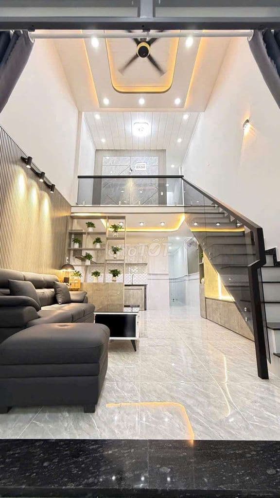 Hơn 2ty nhà 4x13 1lầu 2PN khu dân cư tương lai làm dc sổ Hiệp Thành 17 - Ảnh 2