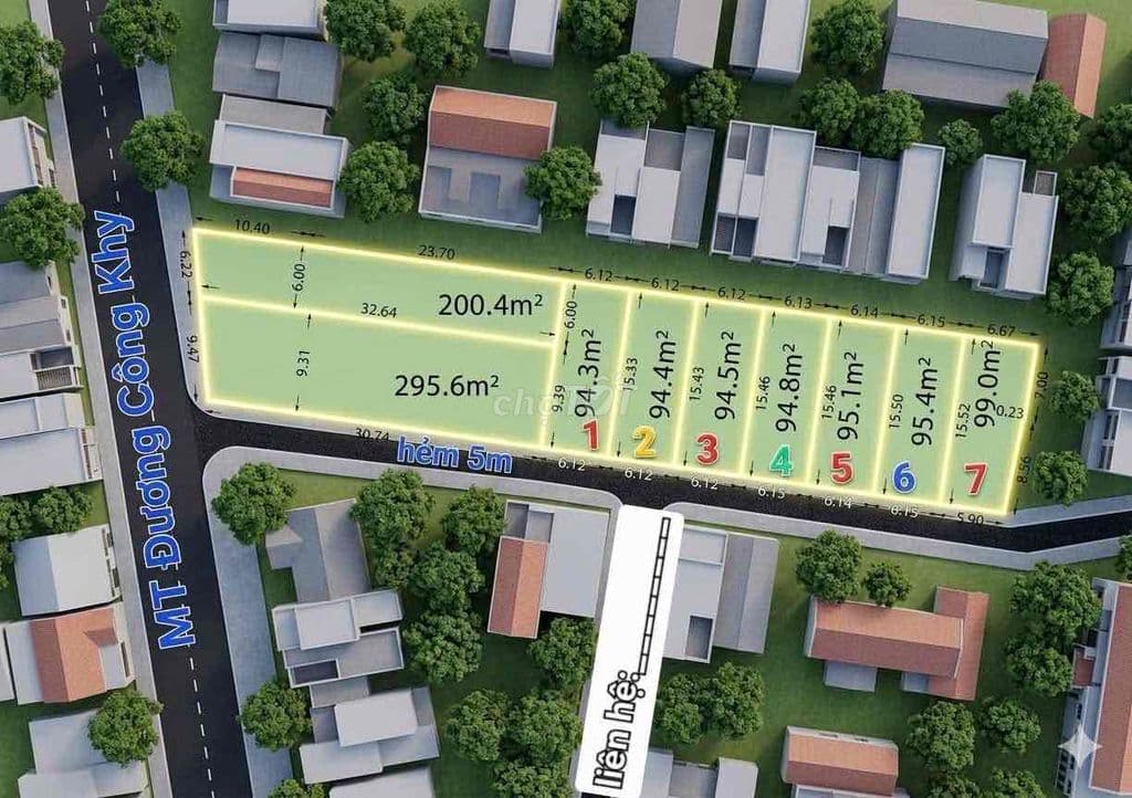Đất thổ cư 82m2 sổ hồng riêng. Đường Dương Công Khi - Ảnh 3