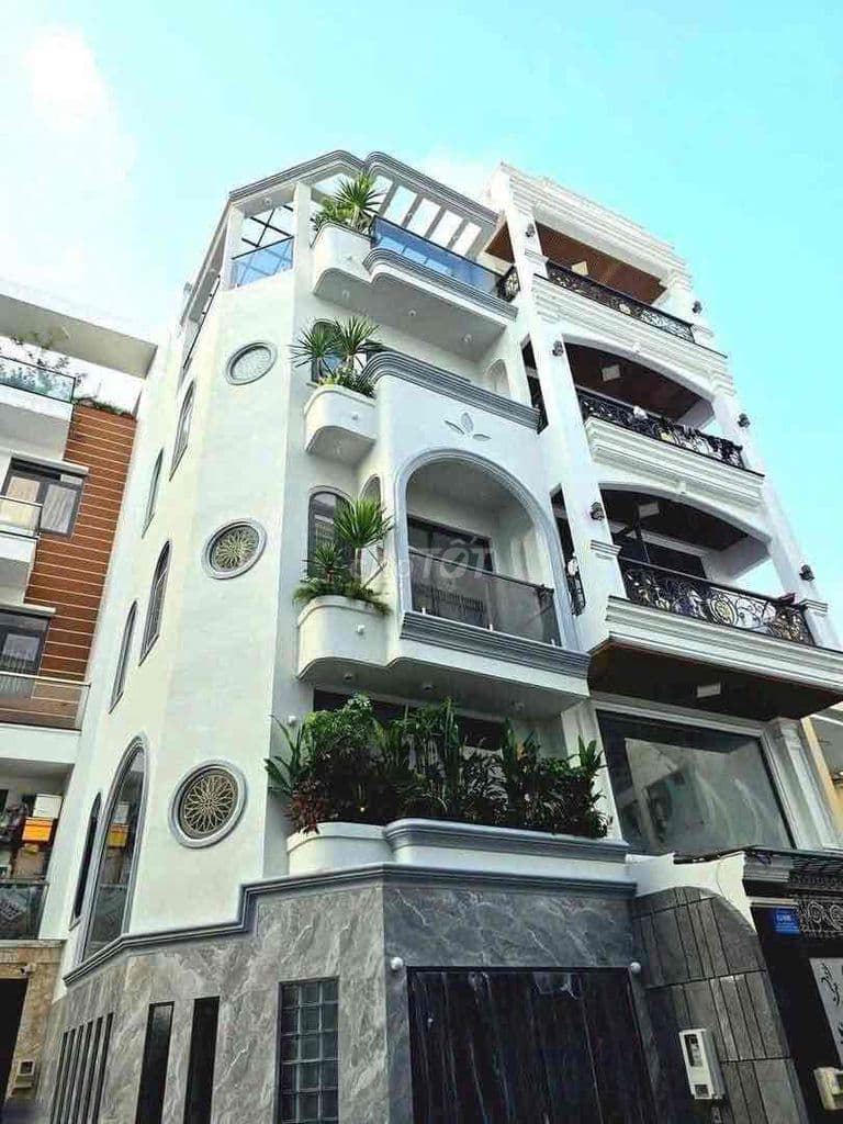 Nhà 4tầng thang máy 4.5x13m 4pn 5wc sát Bình Thạnh Phú Nhuận