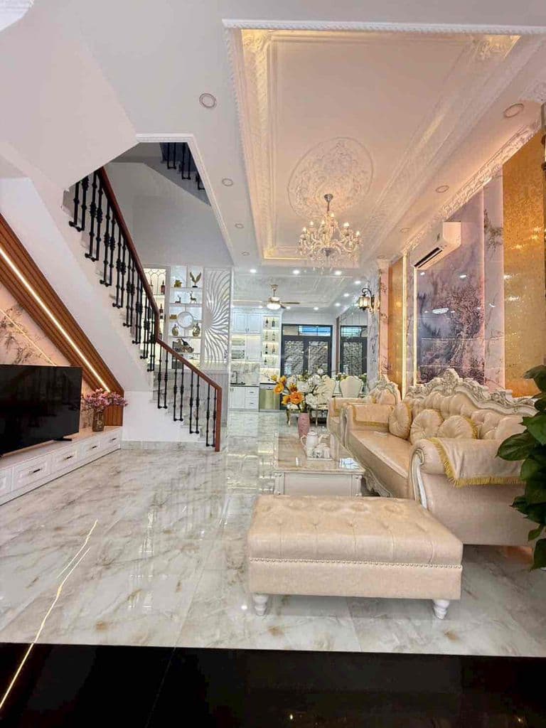 NHÀ PHỐ HIỆN ĐẠI XÂY DỰNG MỚI - ĐƯỜNG THÔNG 8M KDC ĐÀO TÔNG NGUYÊN - Ảnh 3