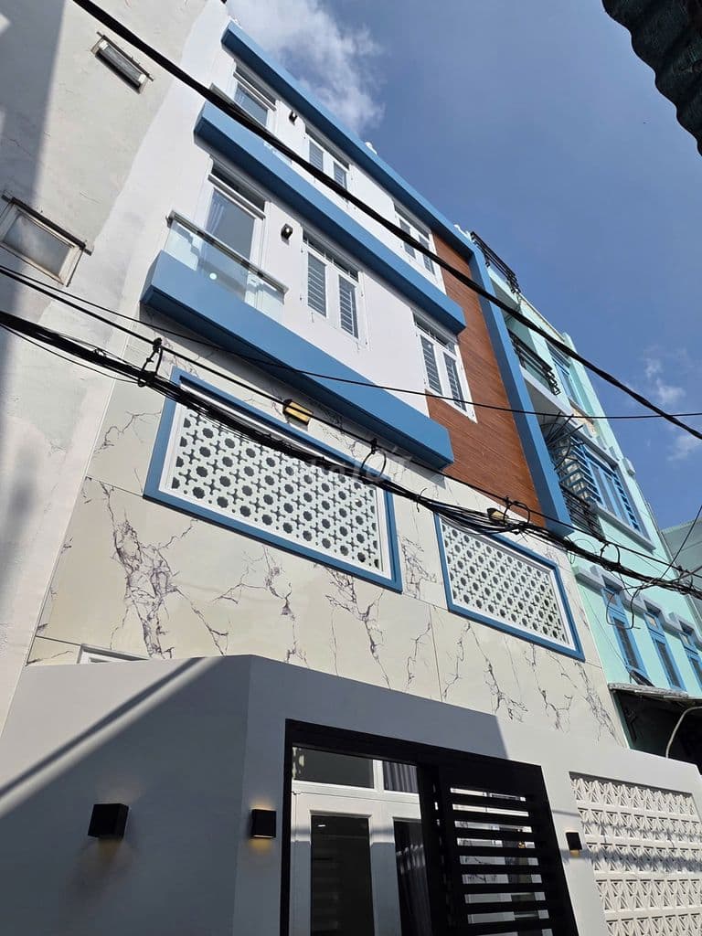 Bán Nhà Xây Mới 5 Tầng Hẻm 142 Phan Văn Trị P12 BT 3PN 4WC góa 5,95tỷ