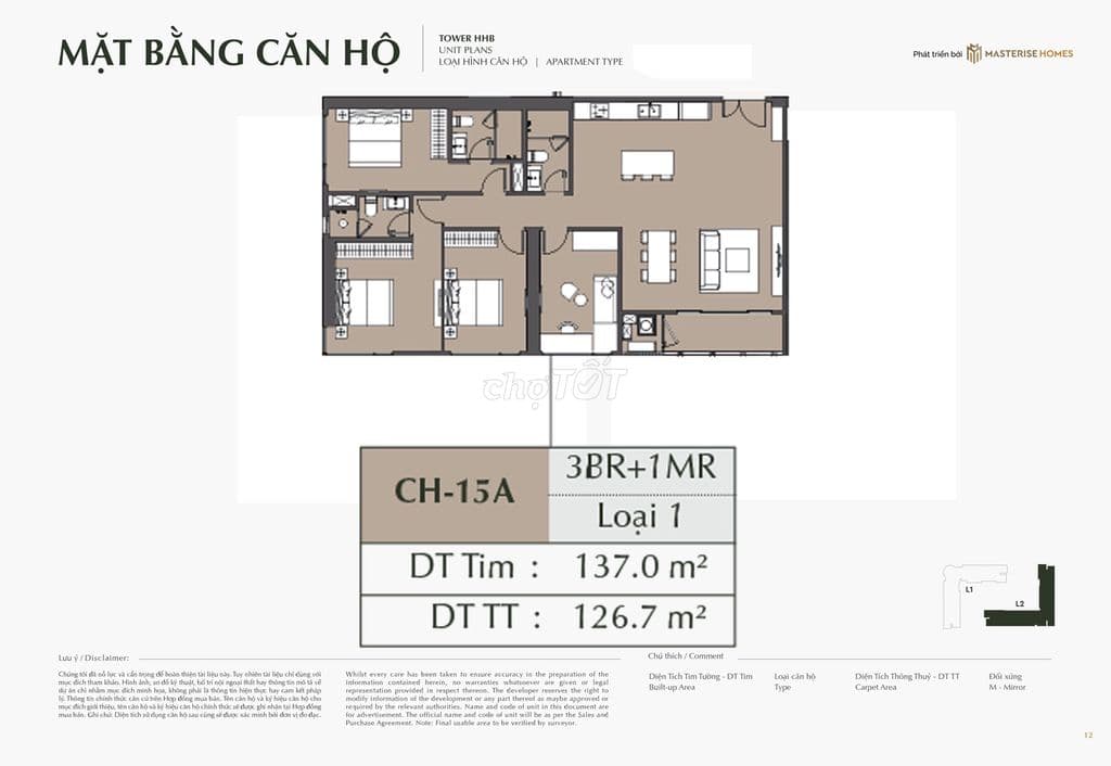Bán căn góc 4PN 137m hướng ĐN- TN view nội khu Cao Xà Lá giá 21,7 tỷ - Ảnh 2