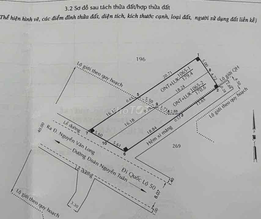 Bán Đất Mặt Tiền Ngay Bến Xe Hưng Long - Ảnh 2