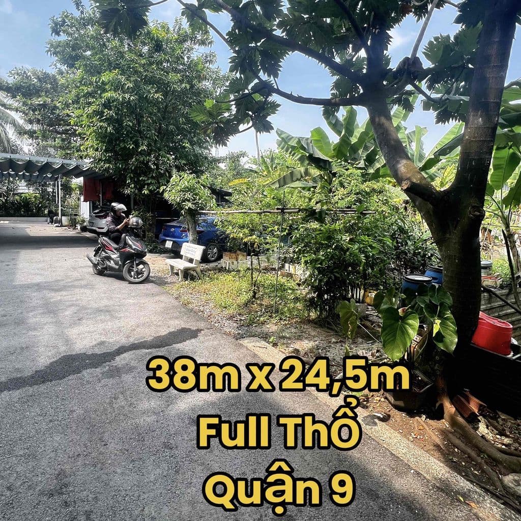 QUẬN 9 - 927 M2 FULL THỔ, THƯƠNG LƯỢNG MẠNH, NGANG 38M x 24,5M
