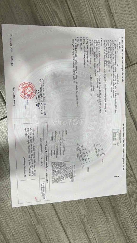 Chính chủ bán nhà 606/49/2 duong3/2, q10,an ninh, sầm uất, dễ cho thuê - Ảnh 3