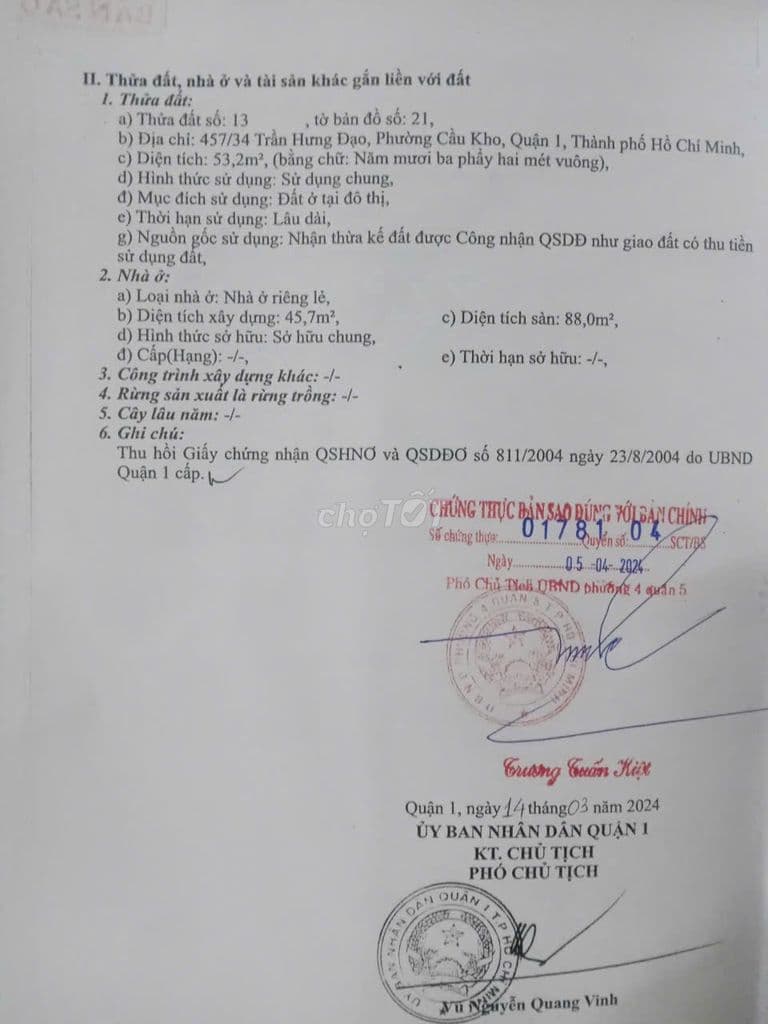 Cần bán nhà cũ