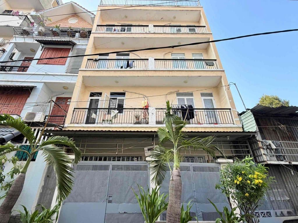 MẶT TIỀN KINH DOANH 12m - CMT8 - QUẬN 3 - 100m² – 4 TẦNG – 14 PHÒNG