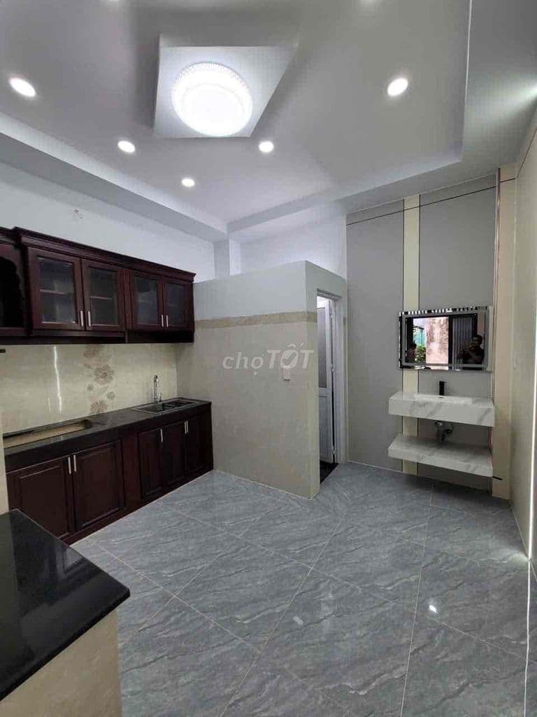 BÁN NHÀ 4 TẦNG- HẺM XE HƠI- NHỈNH 4 TỶ GÒ VẤP - Ảnh 2