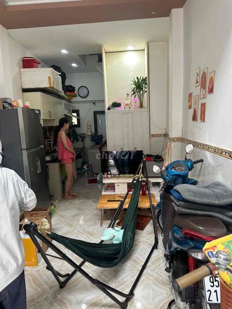 nhà bán âu dương lân 3.2mx8m trệt lững 2 lầu - Ảnh 2