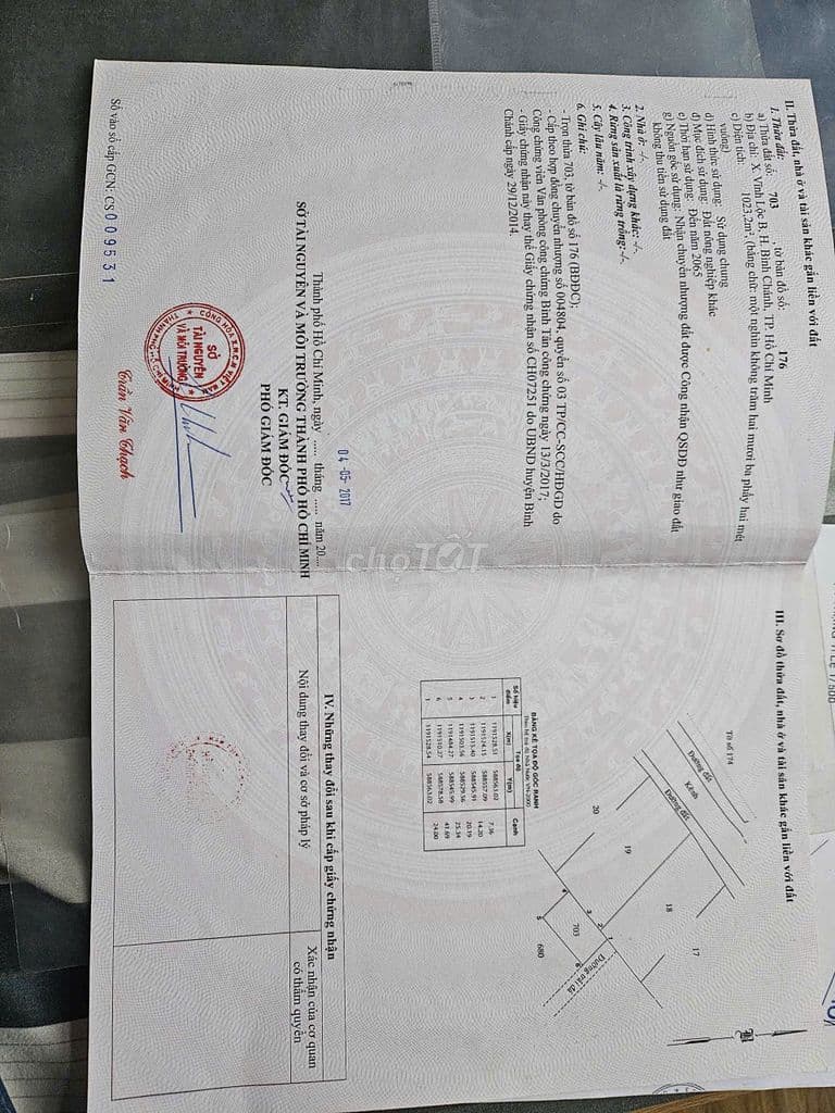 Cần bán 100 mét vuông đất nông nghiệp tại khu TĐC Vĩnh Lộc B - Ảnh 2