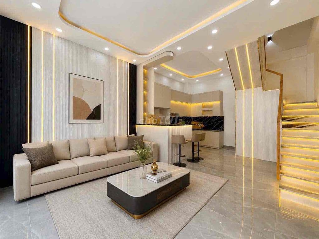 NHÀ XÂY MỚI 100% HUỲNH TẤN PHÁT- THI TRẤN NHÀ BÈ - Ảnh 2