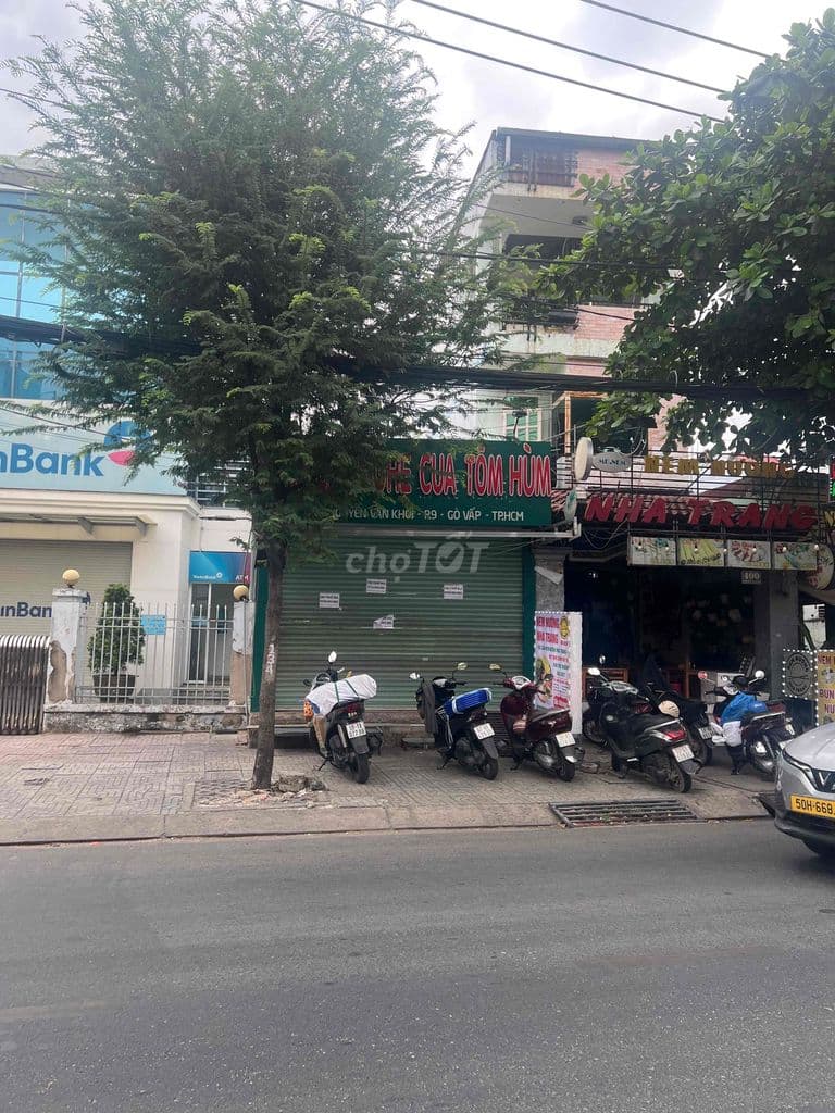 Bán nhà mặt tiền Nguyễn văn khối p8 gò vấp 4m x 22m