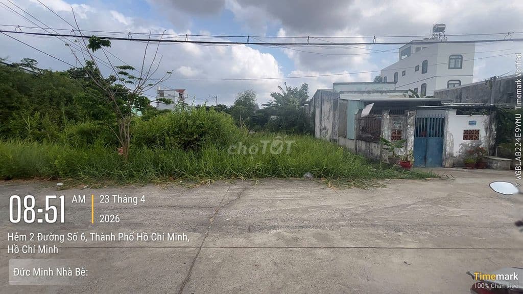 160m2(8x20) Sau Lái Xe Thành Công xã Long Thới. Giá 5 tỷ 150tr. VT Đẹp