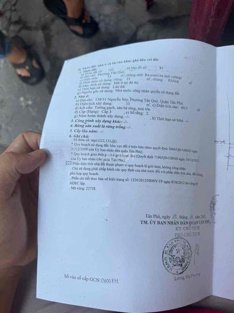 Chính chủ bán nhà 138/31 Nguyễn Suý 4x9m , 1 lầu giá 4,6 tỷ - Ảnh 3