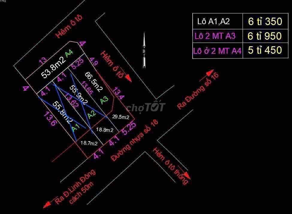 GÓC 2 MT ĐƯỜNG 18 LINH ĐÔNG THỦ ĐỨC