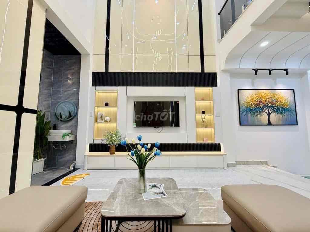 NHÀ XÂY MỚI - 4 TẦNG - 52M - HẺM 7M - THẠNH LỘC QUẬN 12 - GIÁ 6,59 TỶ - Ảnh 3