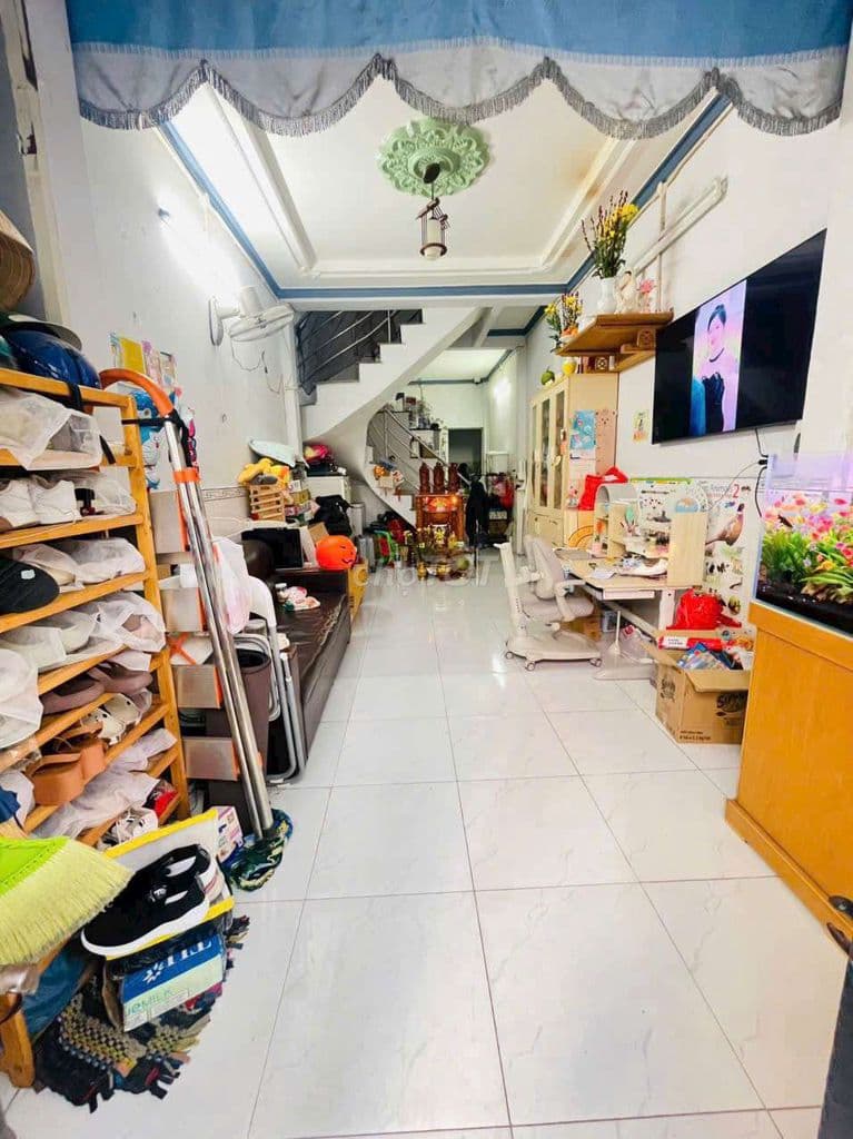 NHÀ 1 TRỆT 1 L🌹GỒM 2 NGỦ HẺM XE HƠI Q12 - Ảnh 2