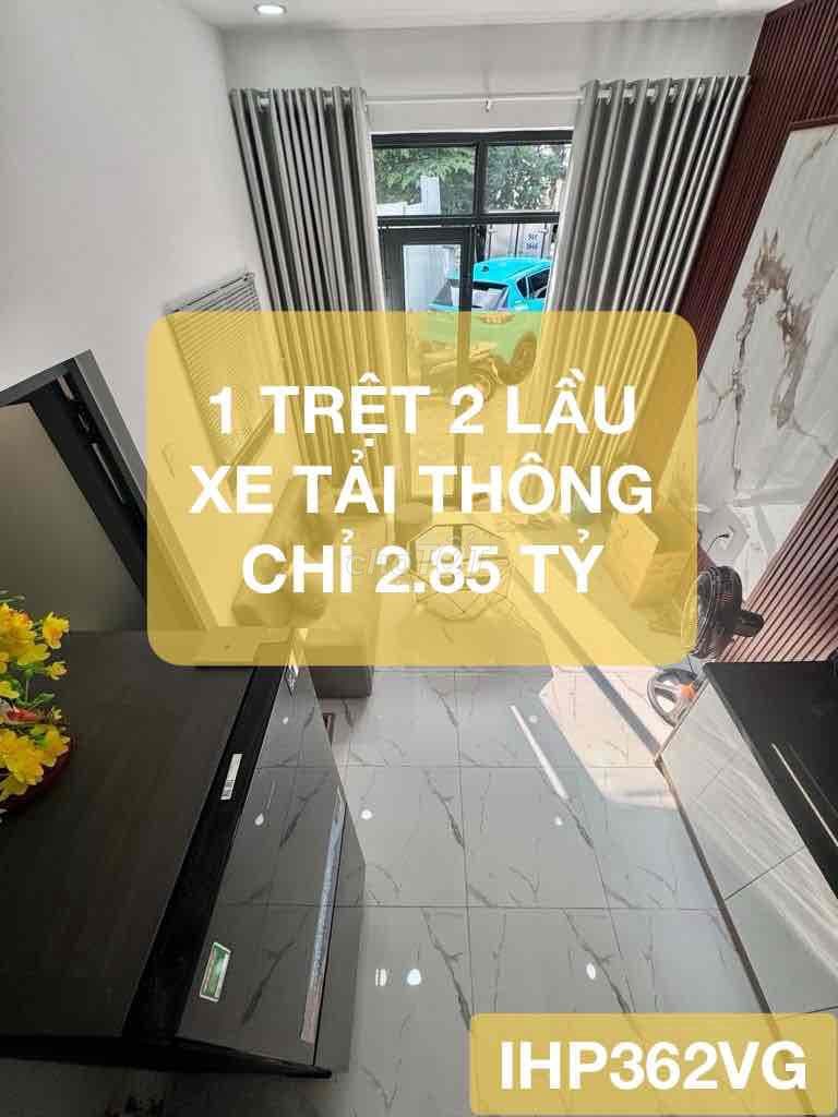 Nhà 3 tầng Phan Huy Ích, Quang Trung, hẻm xe tải thông