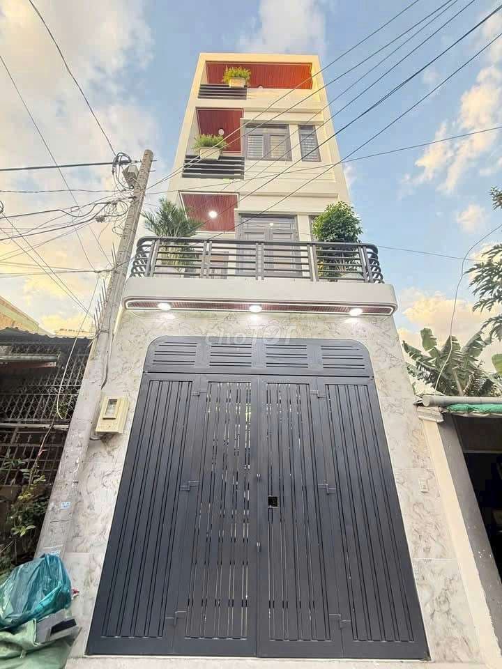 nhà hẻm xe hơi, đường TCH04. Q12. dt 4x15, 4 lầu - Ảnh 3