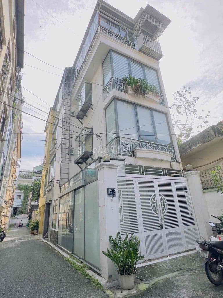 Khu bảo vệ 24/24 Phú Nhuận 5 nở hậu 6.8m dài 16m 3 lầu