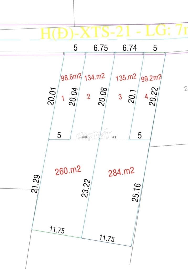 đất 5x20m. vị trí đẹp 1/ Đồng Bà Canh ,