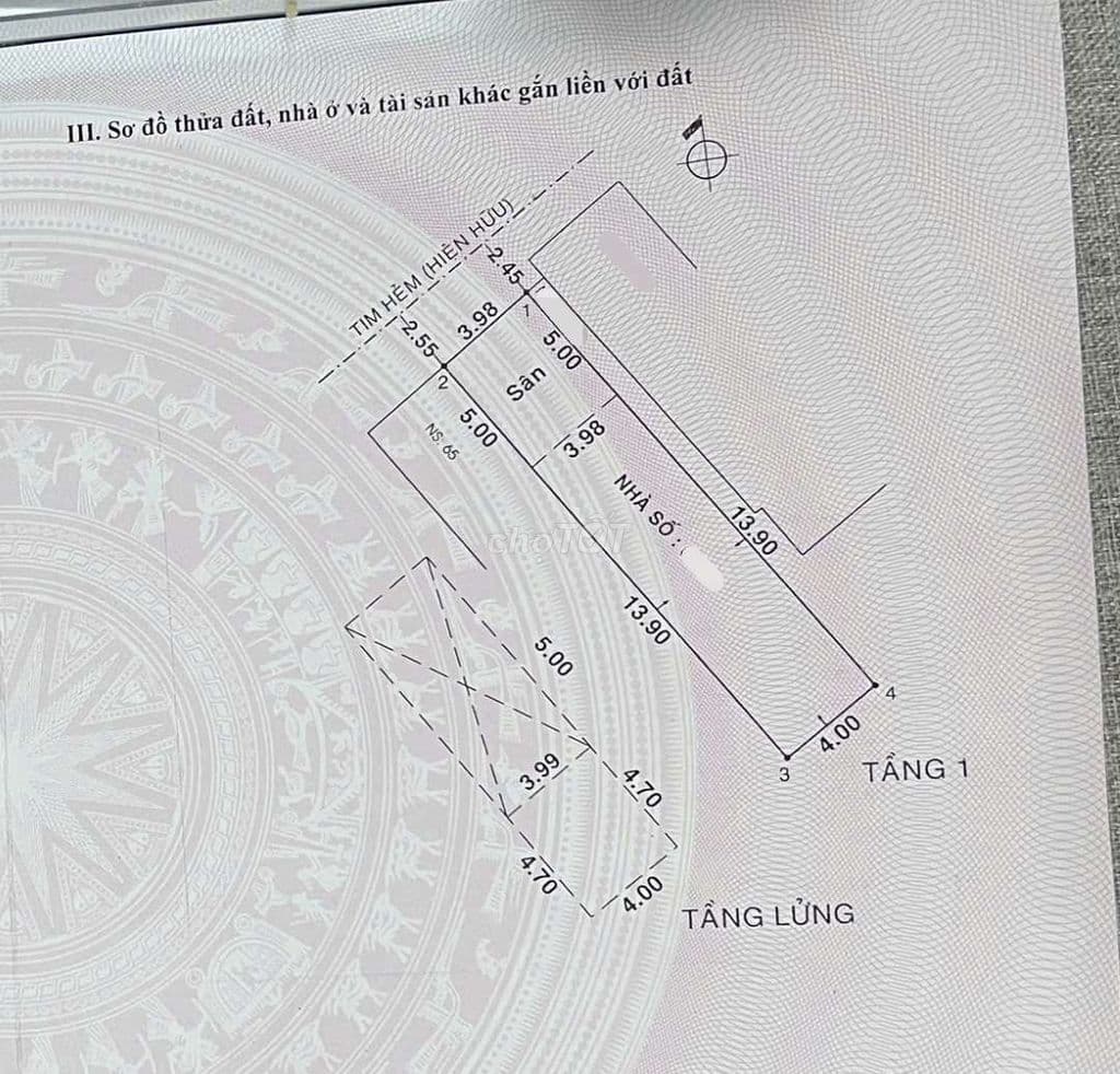 Bán nhà 80m2 _ Mặt tiền chợ Phường Tây Thạnh Quận Tân Phú.