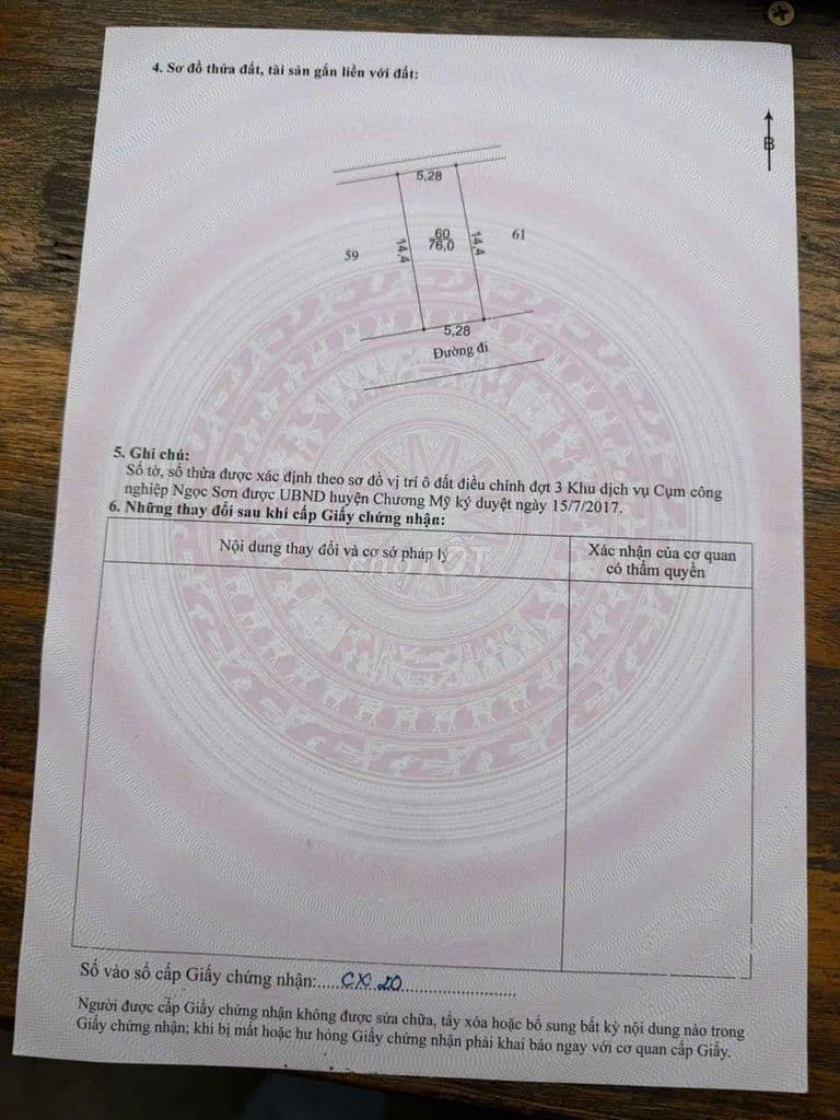 Lô đất 76m2 TT Chúc Sơn,full t.cư, QL6, kinh doanh, ô tô, đường thông