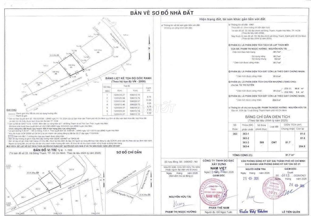 đất 10x10m đường đặng thúc vịnh