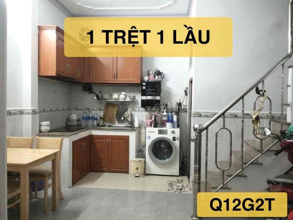 NHÀ 2 TẦNG NỞ HẬU Q12 HẺM XE HƠI TỚI CỬA CHỈ 2.1 TỶ CÒN THƯƠNG LƯỢNG - Ảnh 3