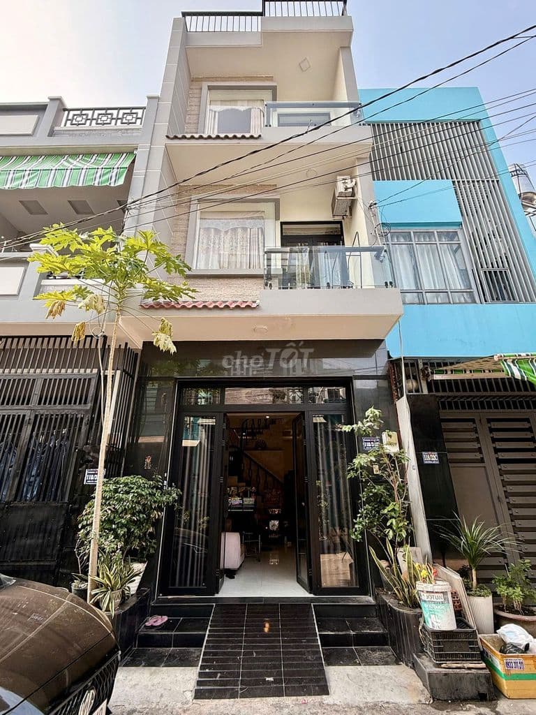 BÁN NHÀ 3 TẦNG SÂN THƯỢNG RỘNG NGAY CHỢ LIÊN KHU 5 6