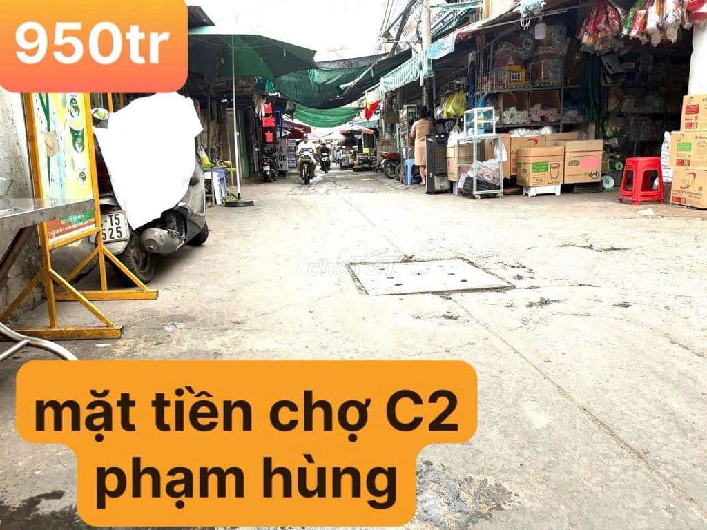 Bán nhà đường Phạm Hùng C2 DT.3m5×4m5 } 1 Lầu 1 Phòng 1 toilet,