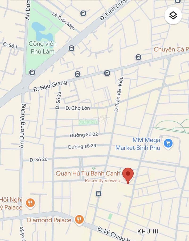 BÁN CĂN HỘ CHUNG CƯ QUẬN 6 - 2 TỶ 50 TRIỆU