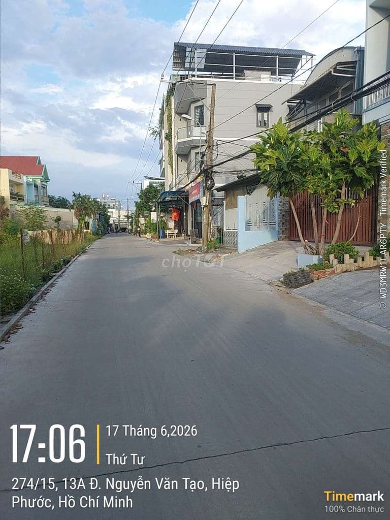 BÁN NHÀ MẶT HIỀN HẺM CHÍNH 274 LONG THỚI , NHÀ BÈ .