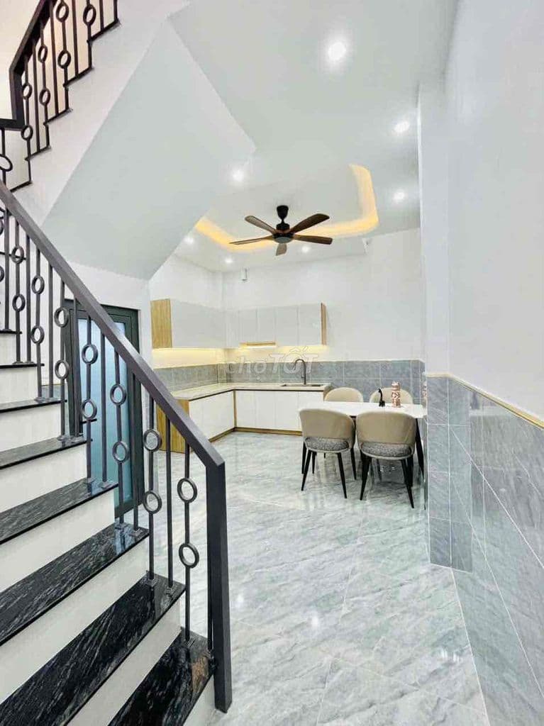 Nhà mới đẹp 3.8x10.5m 1 trệt 1 lầu 2PN 2WC HXH 413 Lê Văn Quới - 4.88t - Ảnh 3