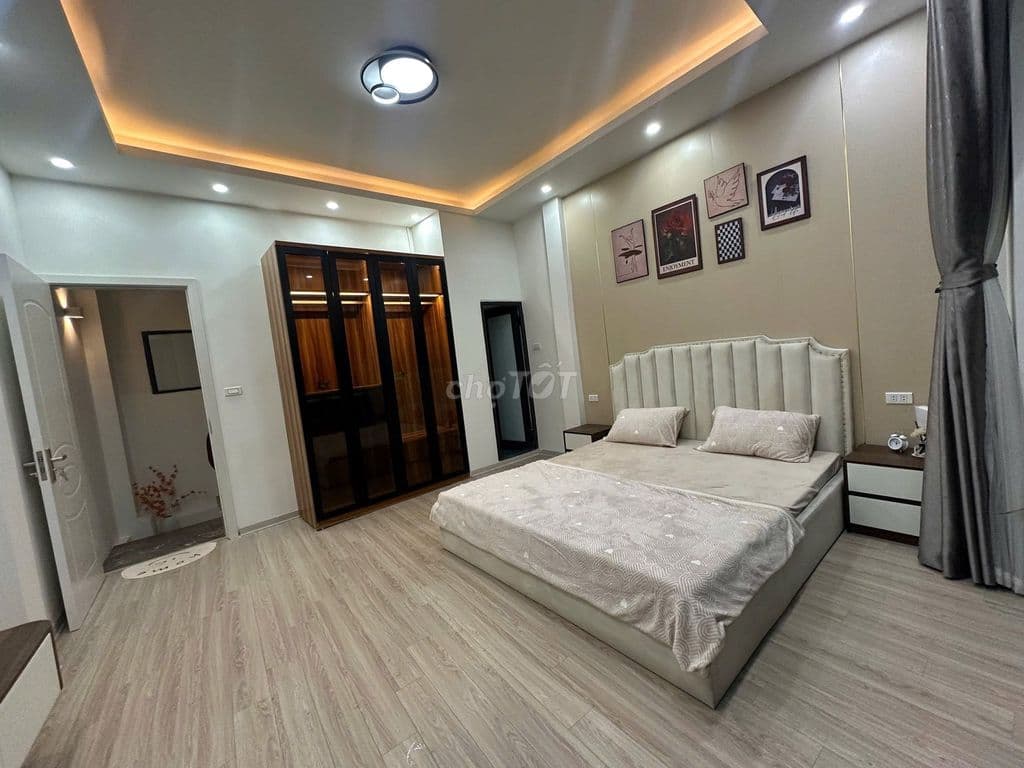 Tuyệt tác! Nhà Thái Thịnh mặt ngõ kd, 2 thoáng, ngõ thông, ở ngay 43m2 - Ảnh 2